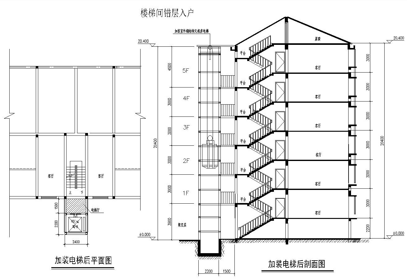 錯(cuò)層入戶